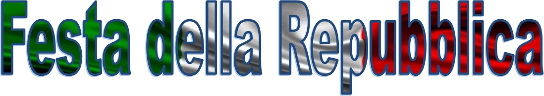 scritta festa della repubblica